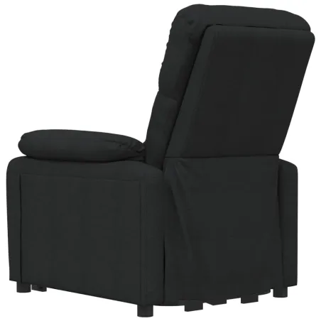 Fauteuil de massage Noir Tissu