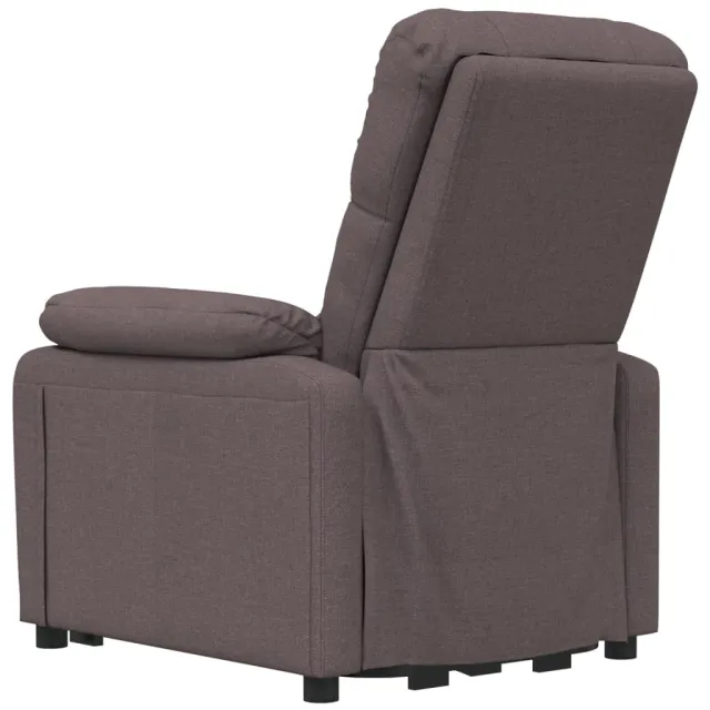 Fauteuil de massage Marron foncé Tissu