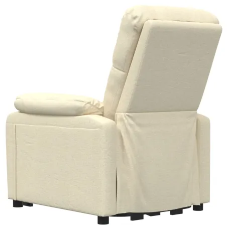 Fauteuil de massage Crème Tissu