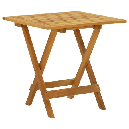 Chaises longues d'extérieur repose-pieds et table Acacia solide