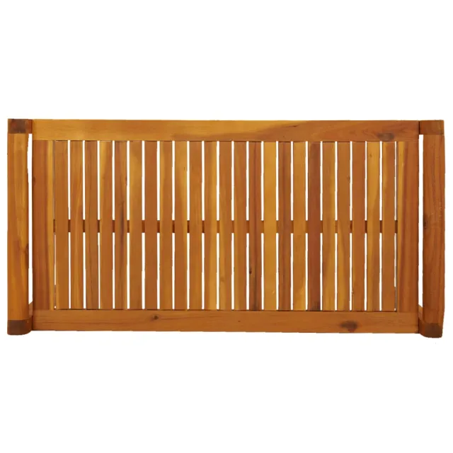 Salon de jardin 3 pcs avec coussins bois massif d'acacia