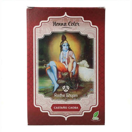 Semi-permanente kleurstof Henna Radhe Shyam 001320001 Mahoniebruin (10