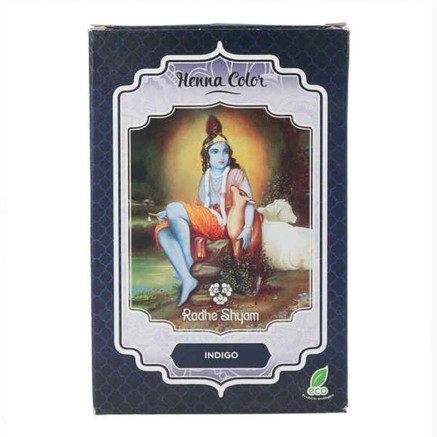 Demi-permanentes Färbemittel Henna Radhe Shyam Shyam Henna Indigo (10