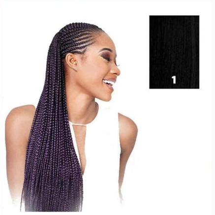 Haarextensies X-Pression  Zwart Synthetisch 208,28 cm pelo sintetico N