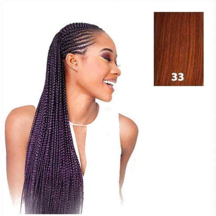 Extensiones para el Pelo X-Pression  208,28 cm pelo sintetico Nº 33