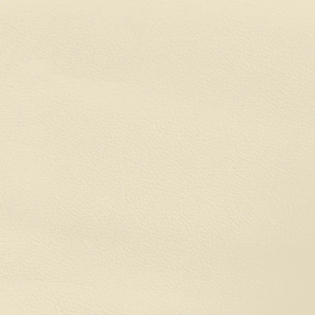 Cadre de lit à ressorts crème 140x200 cm similicuir