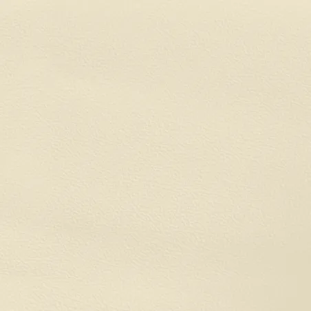 Cadre de lit à ressorts crème 140x200 cm similicuir