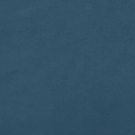 Cadre de lit à ressorts bleu foncé 90x200 cm velours
