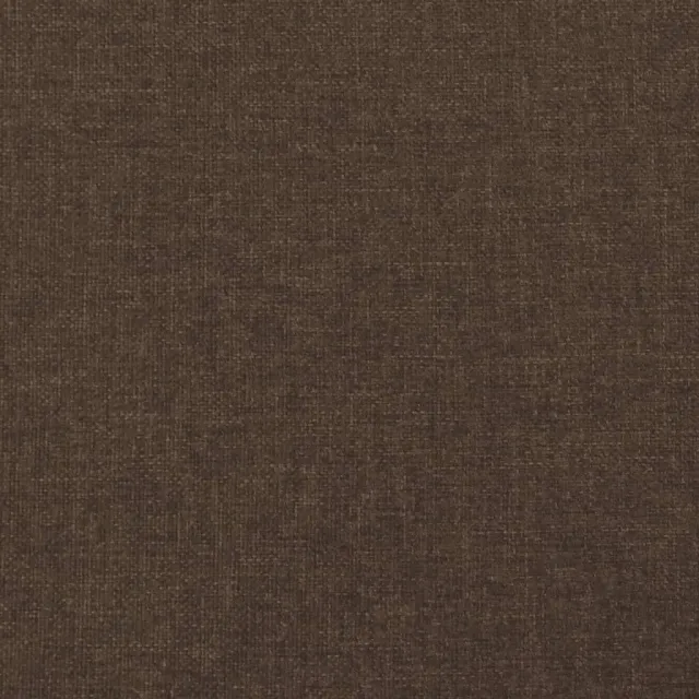 Cadre de lit à ressorts marron foncé 100x200 cm tissu