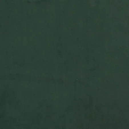 Cadre de lit à ressorts vert foncé 80x200 cm velours