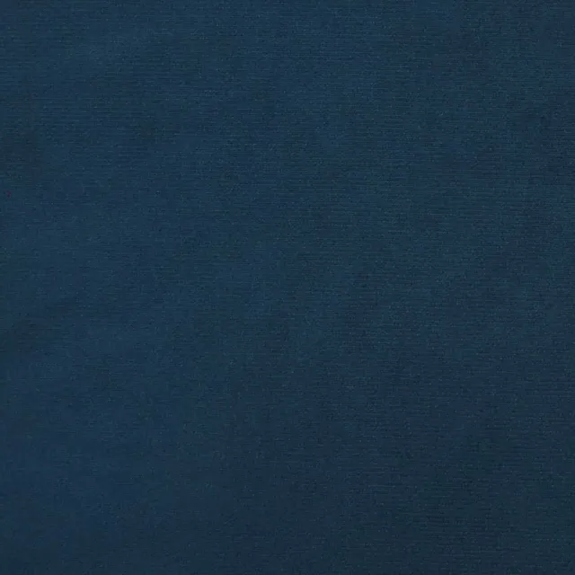 Fauteuil à bascule à oreilles en velours bleu bois massif