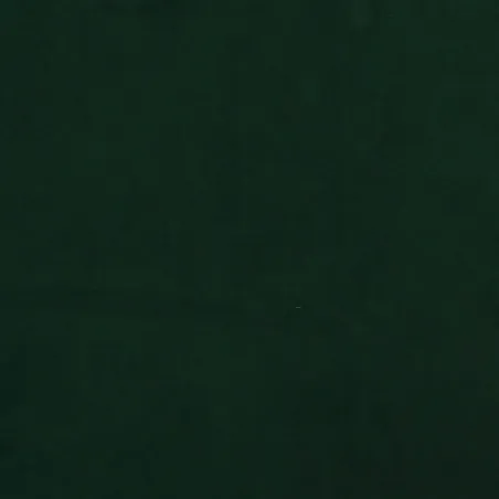 Fauteuil à bascule à oreilles en velours vert foncé bois massif