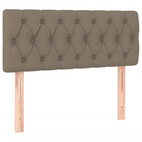 Tête de lit à LED Taupe 90x7x78/88 cm Tissu