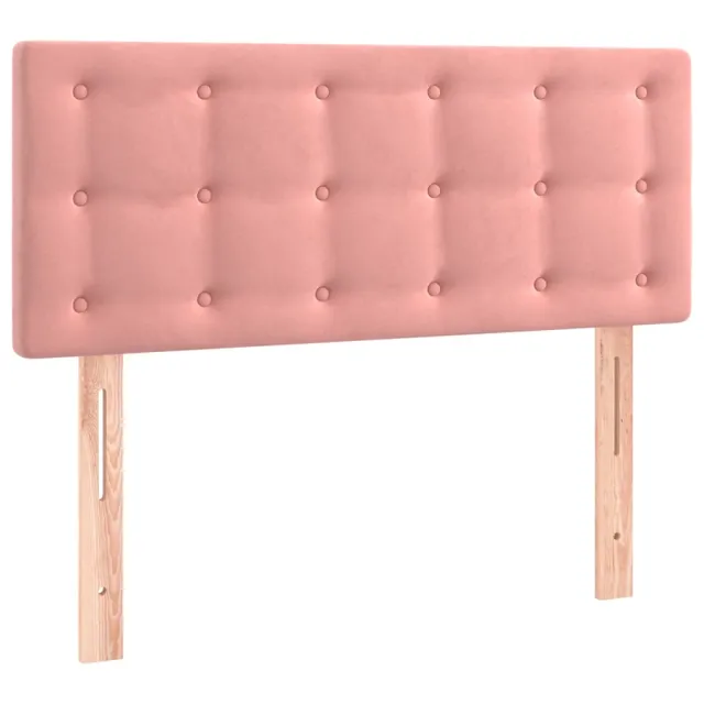 Tête de lit à LED Rose 80x5x78/88 cm Velours