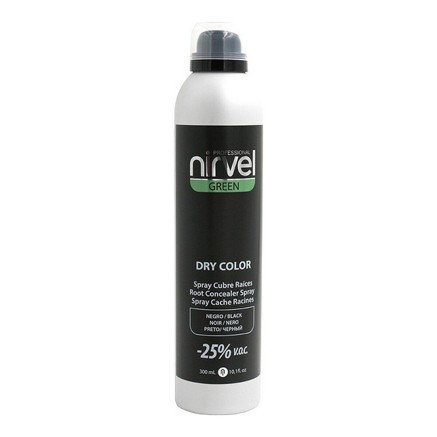 Spray Copri Capelli Brizzolati Green Dry Color Nirvel Green Dry Nero (