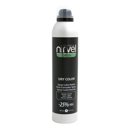 Spray Copri Capelli Brizzolati Green Dry Color Nirvel Green Dry Nero (