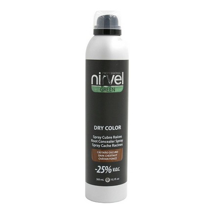 Camouflage spray voor grijs haar Green Dry Color Nirvel 8435054666384