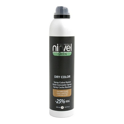 Ansatzspray für graues Haar Green Dry Color Nirvel Green Dry Kastanie