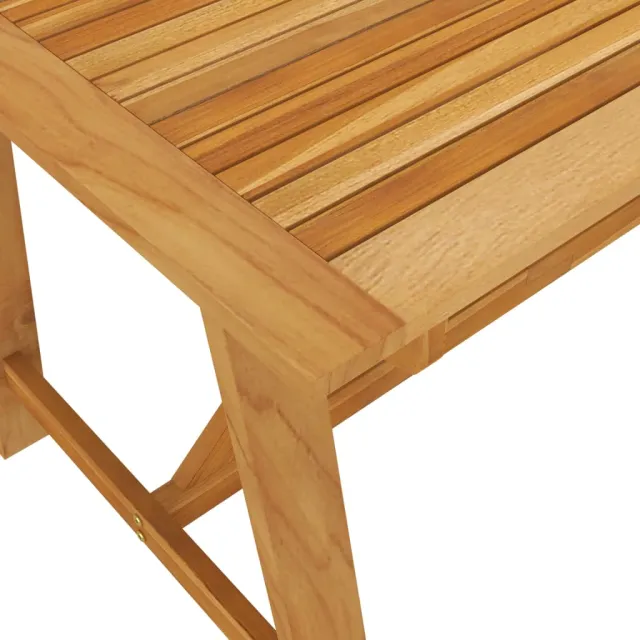 Table à manger de jardin 140x70x73,5 cm Bois d'acacia massif