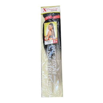 Extensions pour les Cheveux Pre-Peigne X-Pression Nº T1B/Mattegray (1
