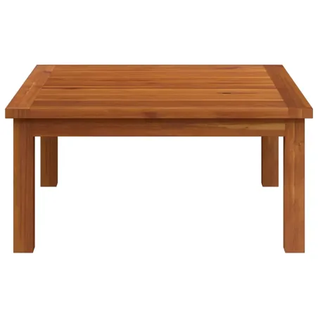 Table de salon de jardin 63x63x30 cm Bois solide d'acacia