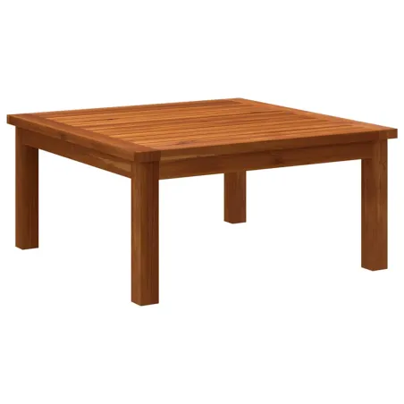 Table de salon de jardin 63x63x30 cm Bois solide d'acacia