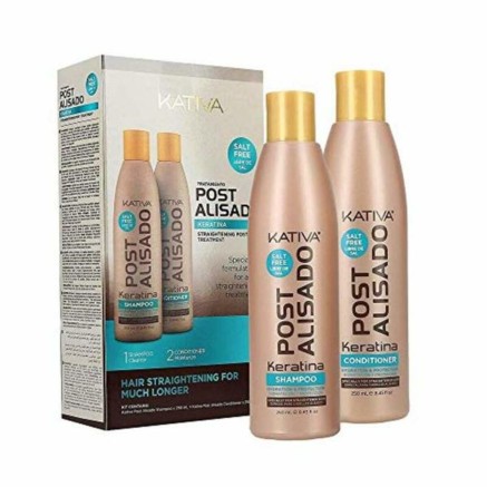 Shampoo en Conditioner Keratin Kit Kativa Post Alisado (2 uds)