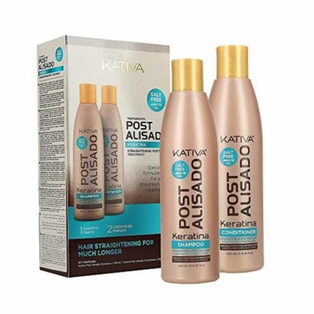Shampoo en Conditioner Keratin Kit Kativa Post Alisado (2 uds)