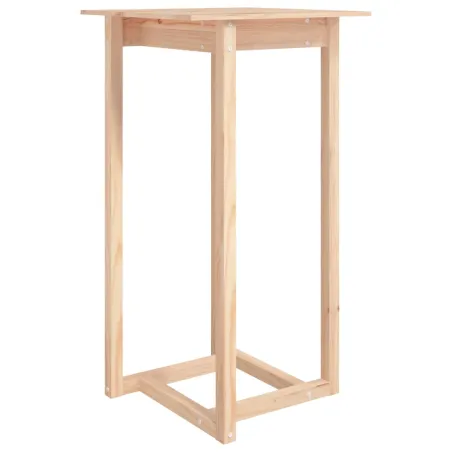 Ensemble de bar 3 pcs Bois de pin massif