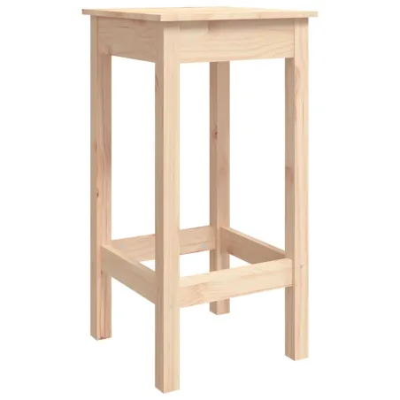 Ensemble de bar 3 pcs Bois de pin massif