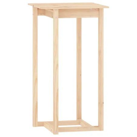 Ensemble de bar 3 pcs Bois de pin massif