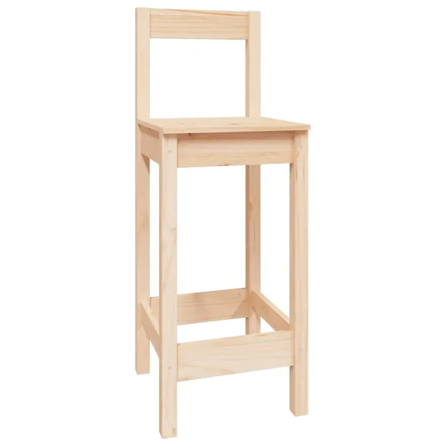 Ensemble de bar 5 pcs Bois de pin massif