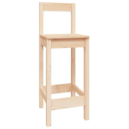 Ensemble de bar 5 pcs Bois de pin massif