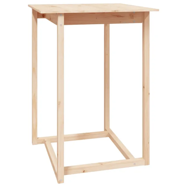 Ensemble de bar 5 pcs Bois de pin massif