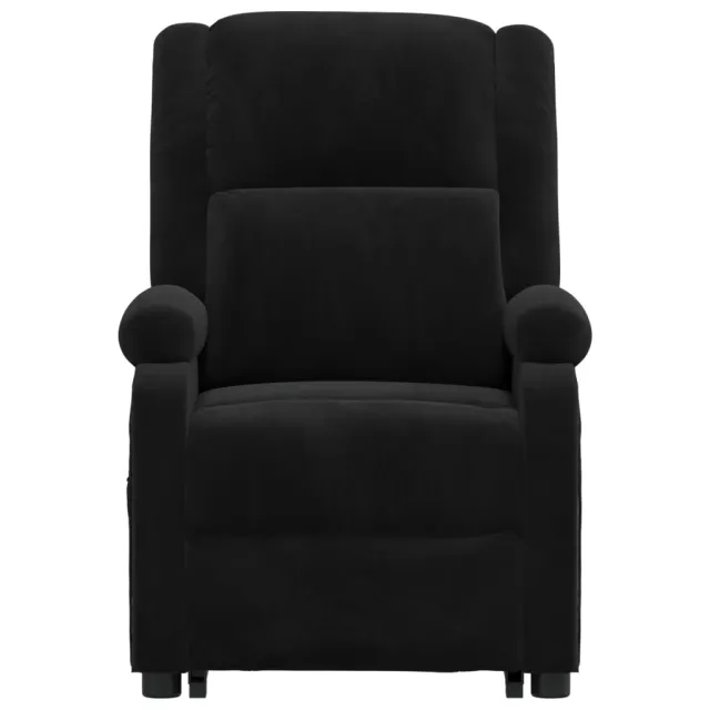 Fauteuil noir velours