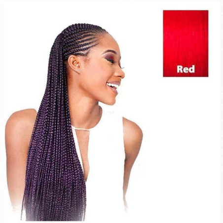 Haarextensies X-Pression  208,28 cm Rood pelo sintetico