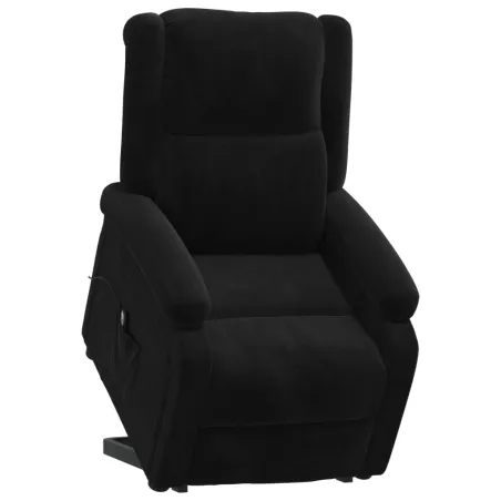 Fauteuil noir velours