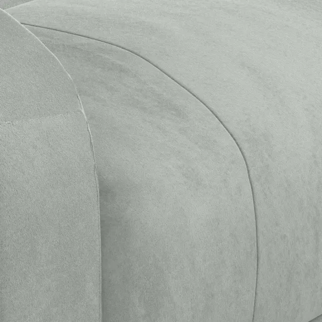 Fauteuil de massage Gris clair Velours