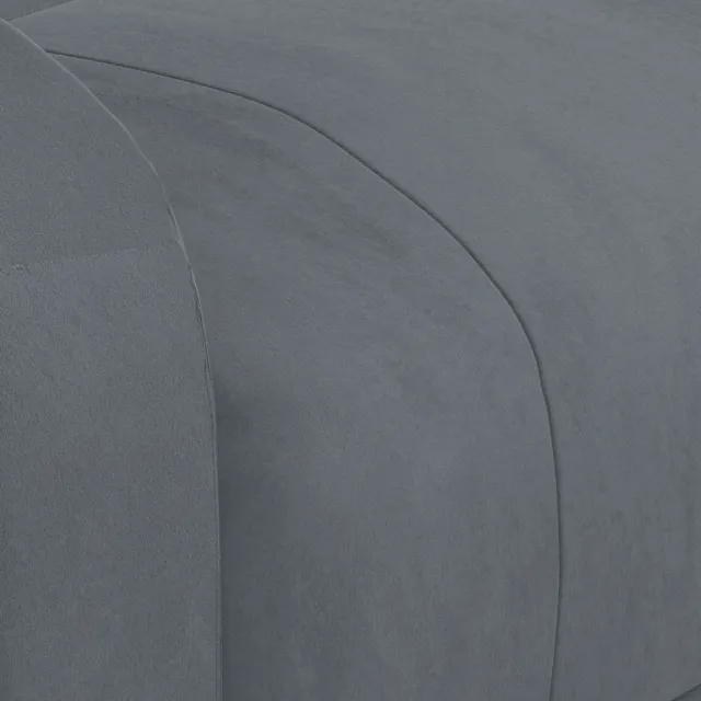 Fauteuil de massage Gris foncé Velours