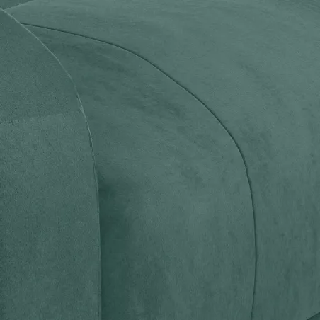 Fauteuil de massage Vert foncé Velours