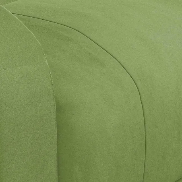 Fauteuil de massage Vert clair Velours