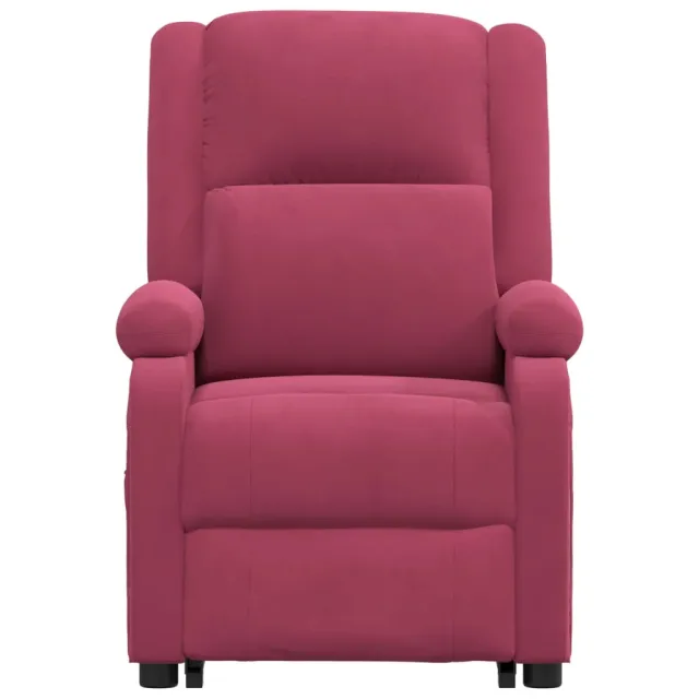 Fauteuil de massage Rouge bordeaux Velours
