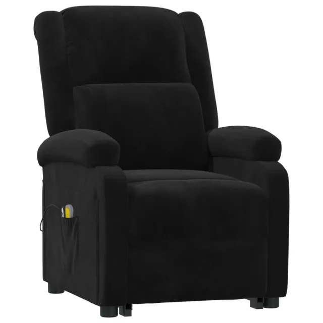 Fauteuil de massage Noir Velours