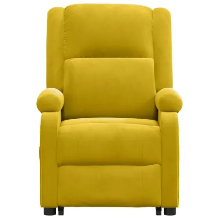 Fauteuil de massage Jaune Velours