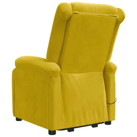 Fauteuil de massage Jaune Velours