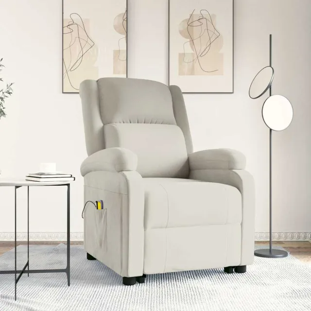 Fauteuil de massage Crème Velours