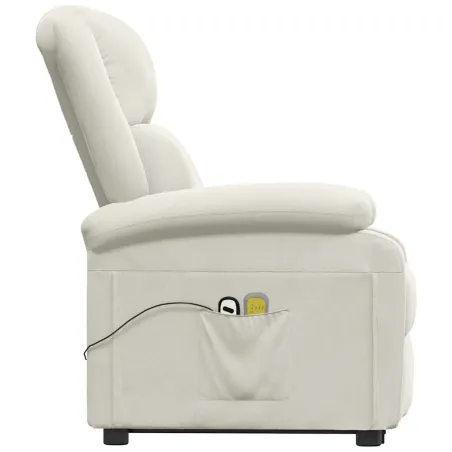 Fauteuil de massage Crème Velours
