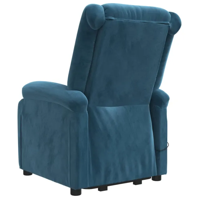 Fauteuil de massage Bleu Velours