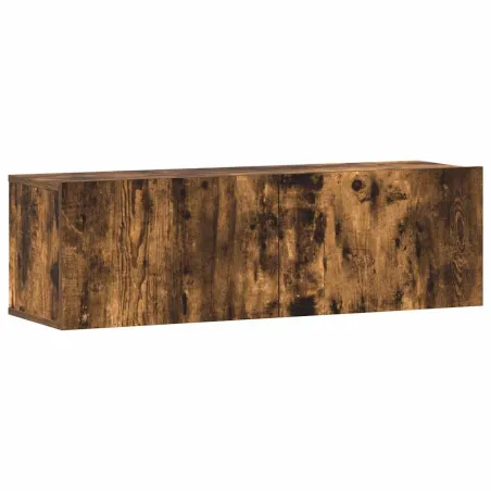 Ensemble de meubles TV 3 pcs Chêne fumé Bois d'ingénierie