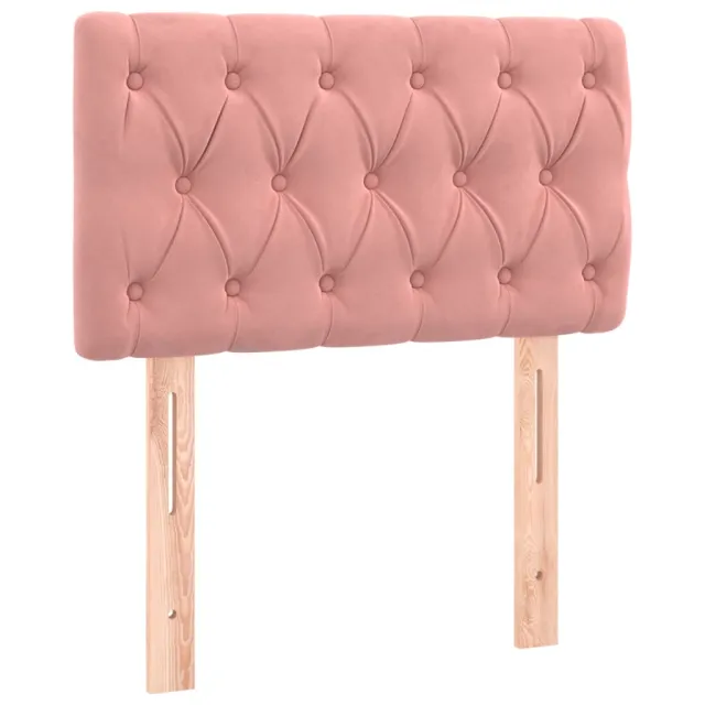 Tête de lit à LED Rose 80x7x78/88 cm Velours